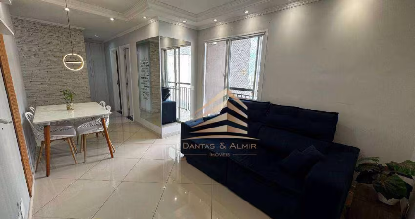 Apartamento com 2 dormitórios à venda, 55 m² por R$ 419.000,00 - Vila Augusta - Guarulhos/SP