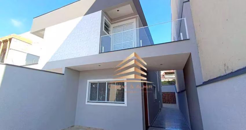 Sobrado com 3 dormitórios sendo 1 suíte e 2 vagas  à venda, 90 m² por r$ 650.000 - parque flamengo - guarulhos/sp