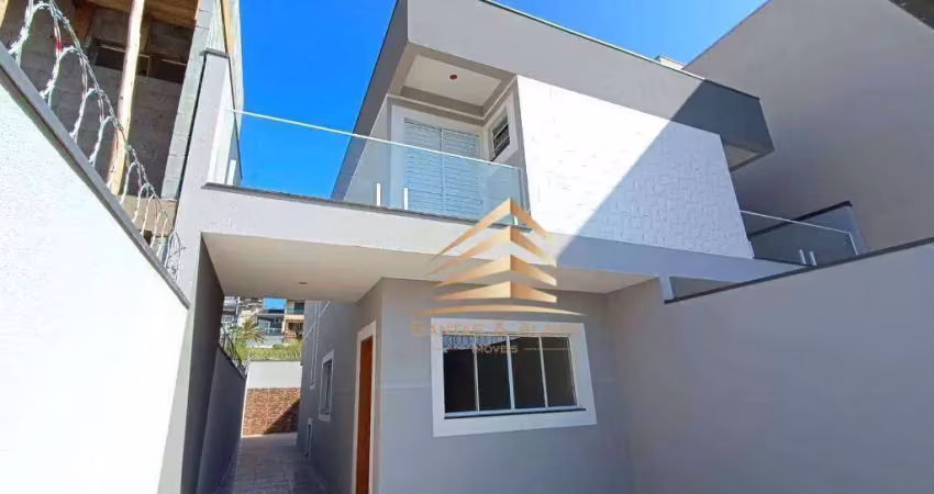 Sobrado com 3 dormitórios sendo 1 suíte e 2 vagas à venda, 90 m² por r$ 650.000 - parque flamengo - guarulhos/sp