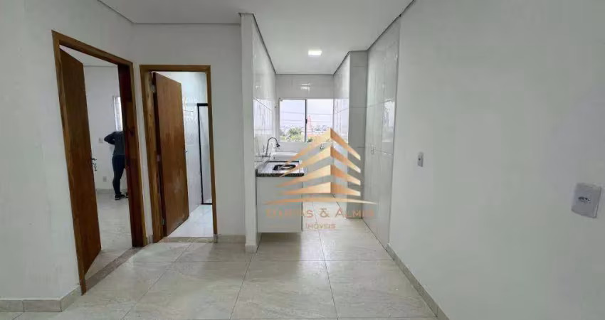 Studio com 1 dormitório para alugar, 28 m² por r$ 1.350,01/mês - jardim vila galvão - guarulhos/sp