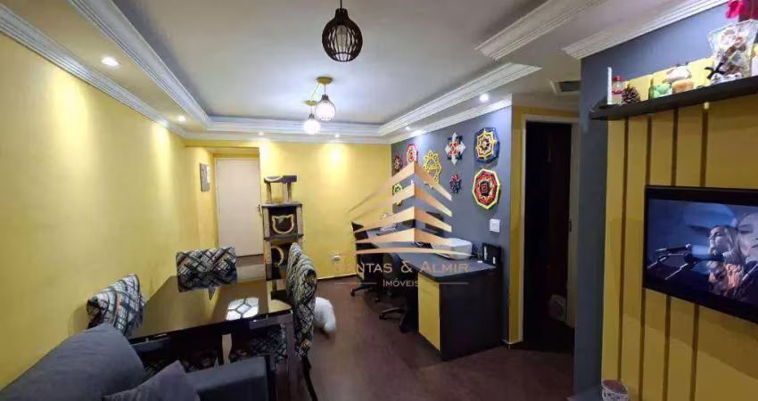 Apartamento com 2 dormitórios à venda, 57 m² por r$ 415.000,00 - vila augusta - guarulhos/sp