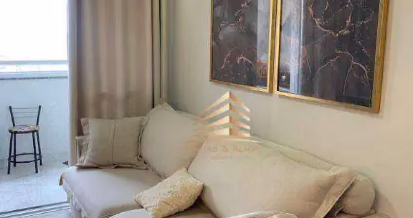 Apartamento com 2 dormitórios, 53 m² - venda por r$ 508.800,00 ou aluguel por r$ 3.000,00/mês - jardim imperador - guarulhos/sp