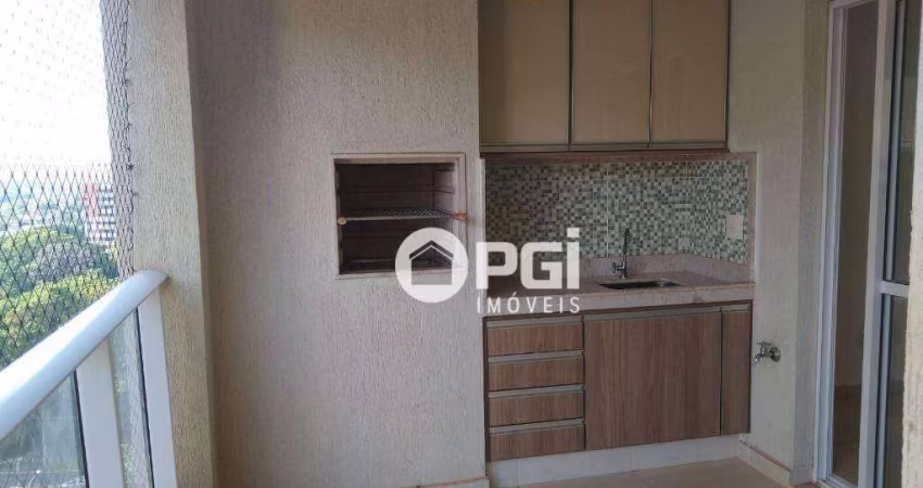 Apartamento com 3 dormitórios para alugar, 95 m² por R$ 4.726,94/mês - Jardim Botânico - Ribeirão Preto/SP