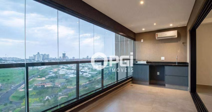 Apartamento com 3 dormitórios para alugar, 118 m² por R$ 6.706,71/mês - Jardim Olhos D'Água - Ribeirão Preto/SP