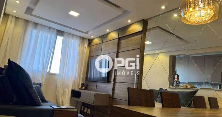 Apartamento com 2 dormitórios à venda, 48 m² por r$ 250.000,00 - reserva sul condomínio resort - ribeirão preto/sp