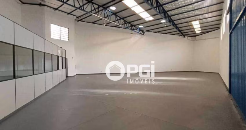 Galpão para alugar, 320 m² por R$ 7.800,01/mês - Residencial e Comercial Palmares - Ribeirão Preto/SP