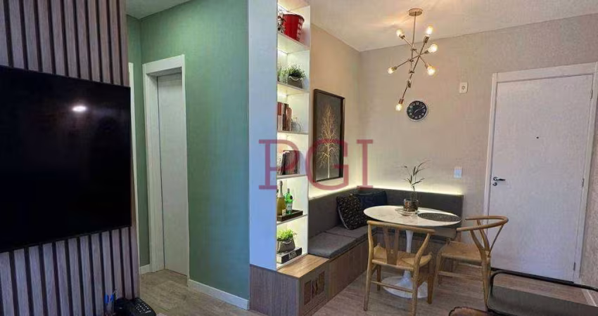 Apartamento com 2 dormitórios à venda, 46 m² por R$ 330.000 - Jardim Paulistano - Ribeirão Preto/SP