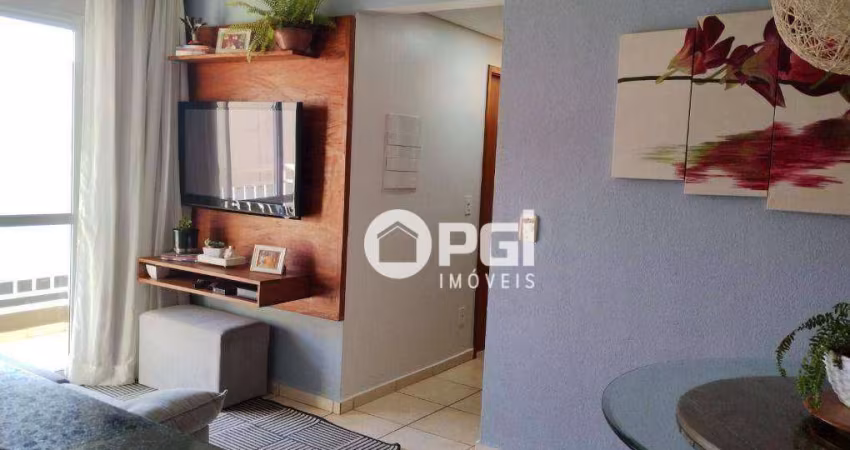 Apartamento com 2 dormitórios, 62 m² - venda por R$ 260.000,00 ou aluguel por R$ 1.610,85/mês - Residencial e Comercial Palmares - Ribeirão Preto/SP