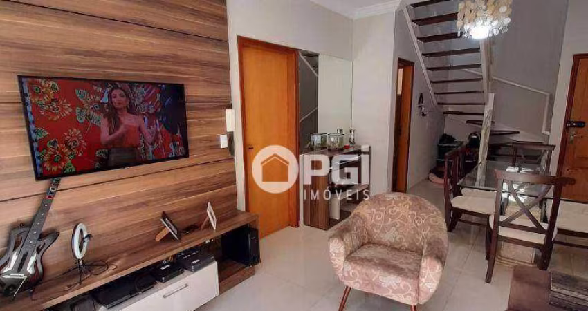 Apartamento Duplex com 2 dormitórios à venda, 82 m² por R$ 340.000,00 - Residencial e Comercial Palmares - Ribeirão Preto/SP