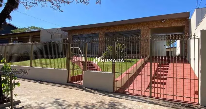 Casa comercial com 4 dormitórios, 260 m² - venda por r$ 1.600.000 ou aluguel por r$ 7.000/mês - jardim shangri-la a - londrina/pr