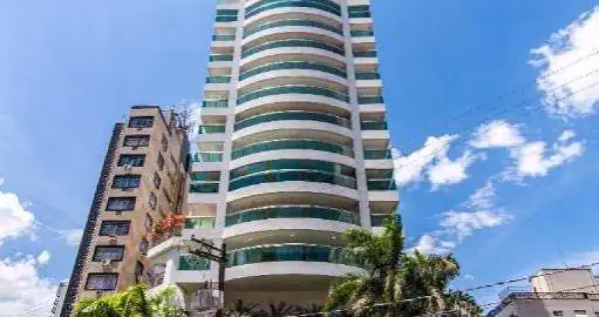 Luxuoso apartamento de 4 quartos na Ponta da Praia, Santos-SP  Residencial Golden Palace  438m², 4 suítes, 3 salas, 5 banheiros, 4 vagas. Confira!