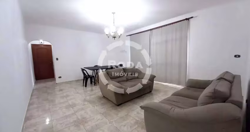 Venda de Apartamento no Embaré, Santos-SP: 2 Quartos, 1 Suíte, 2 Salas, 2 Banheiros, 1 Vaga de Garagem, 103 m².