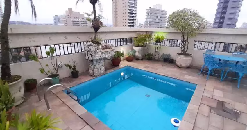 Linda cobertura duplex na quadra da praia da pompéia!