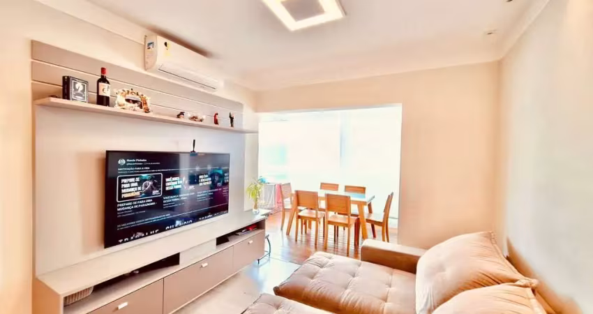 Residencial Quality House: Apartamento de 3 quartos com suíte e 2 vagas em Santos-SP, bairro Campo Grande - 88m².