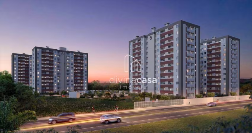 Apartamento com 2 dormitórios à venda, 51 m² por R$ 416.723,17 - Centro - Penha/SC