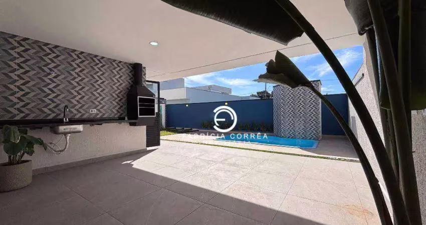 Casa com 3 dormitórios à venda, 168 m² por r$ 1.150.000,00 - condomínio parque das araucárias - tremembé/sp
