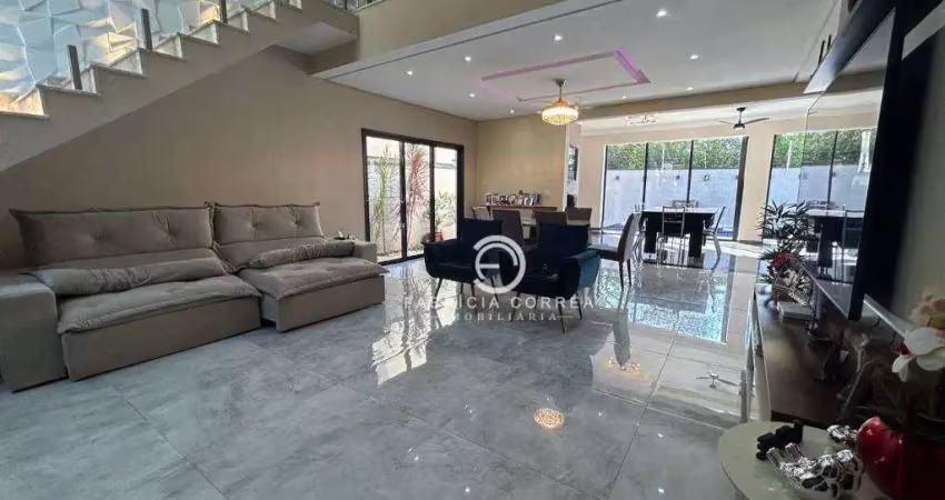 Sobrado com 3 dormitórios à venda, 267 m² por r$ 1.440.000,00 - condomínio parque das araucárias - tremembé/sp