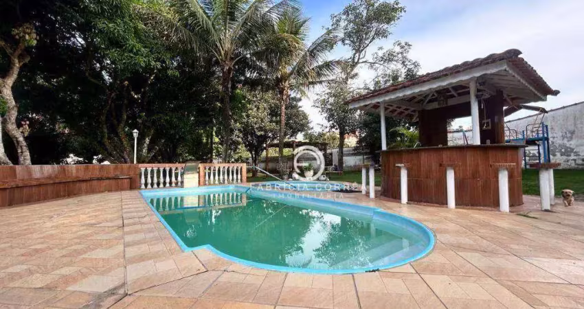 Chácara com 4 dormitórios à venda, 2500 m² por r$ 1.060.000,00 - barreiro - taubaté/sp