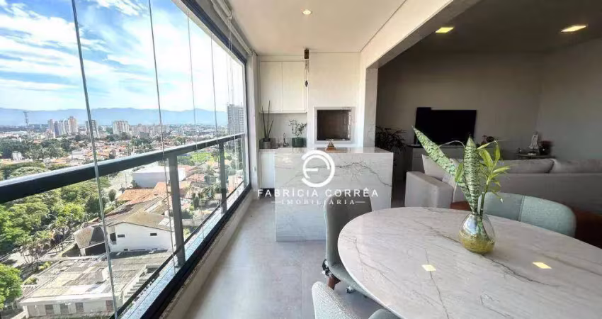 Apartamento com 3 dormitórios à venda, 109 m² por r$ 1.000.000,00 - condomínio lucca - taubaté/sp