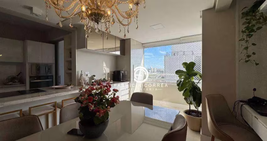 Apartamento com 2 dormitórios à venda, 106 m² por r$ 800.000 - edifício áquila residence - taubaté/sp