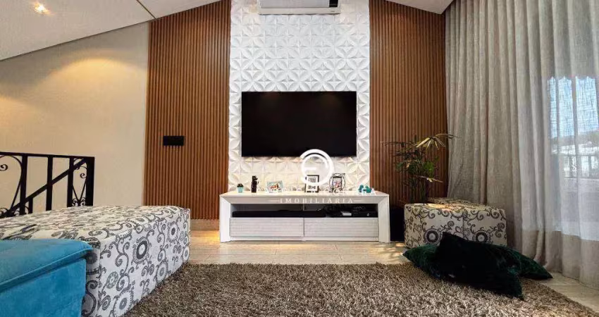 Casa com suíte master, escritório e 4 vagas – condomínio fechado!