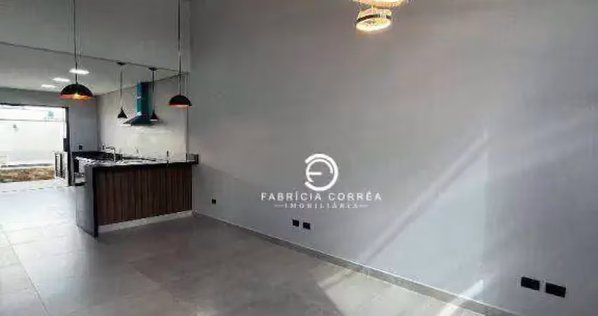 Casa moderna com área gourmet, piscina e suíte com pia dupla – 165m²