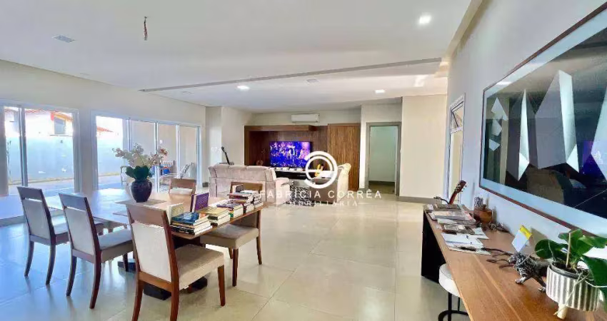 Casa térrea com 3 suítes em condomínio de alto padrão – aceita permuta
