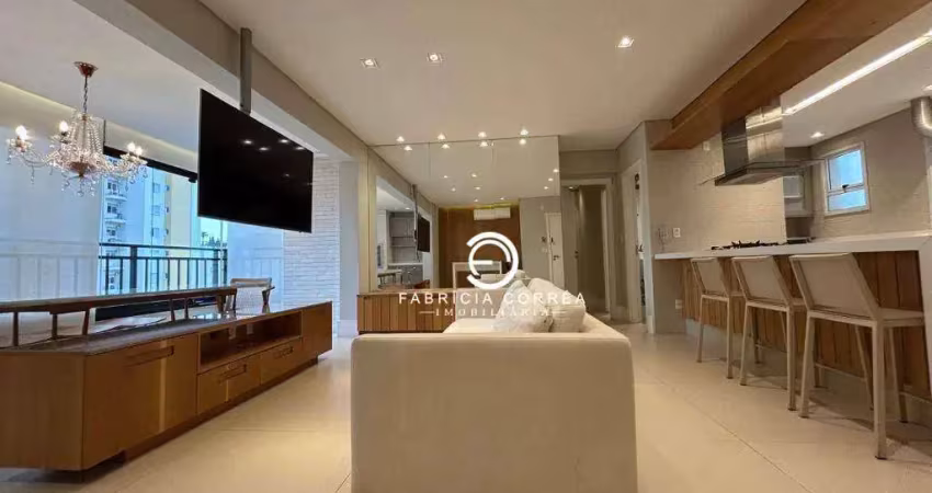 Apartamento com 2 dormitórios para alugar, 108 m² por r$ 5.689,45/mês - centro - taubaté/sp