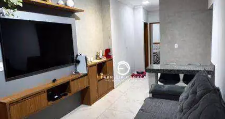 Apartamento de 57 m² com varanda gourmet e vista para a serra