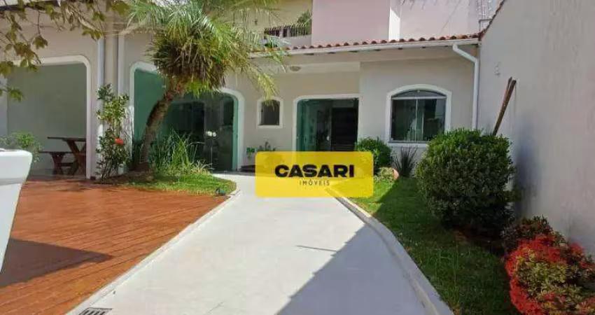 Casa com 4 dormitórios, 422 m² - venda por R$ 3.200.000,00 ou aluguel por R$ 20.180,00/mês - Vila Assunção - Santo André/SP
