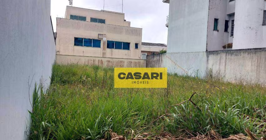 Terreno à venda, 288 m² - Parque Espacial - São Bernardo do Campo/SP