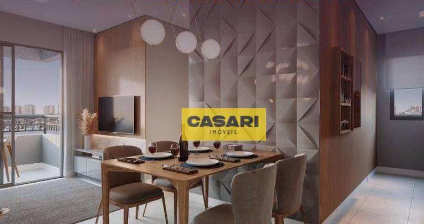 Apartamento com 2 dormitórios à venda, 41 m² por R$ 349.000,00 - Vila Palmares - Santo André/SP