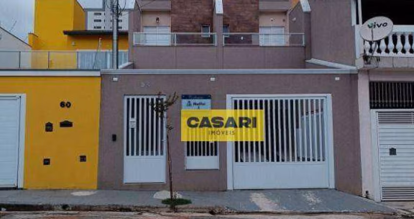 Cobertura com 2 dormitórios à venda, 90 m² - Bangu - Santo André/SP