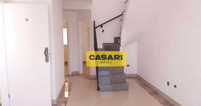 Cobertura com 2 dormitórios à venda, 110 m² - Campestre - Santo André/SP
