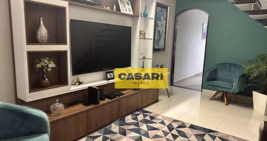 Sobrado com 3 dormitórios à venda, 230 m² - Vila Camilópolis - Santo André/SP