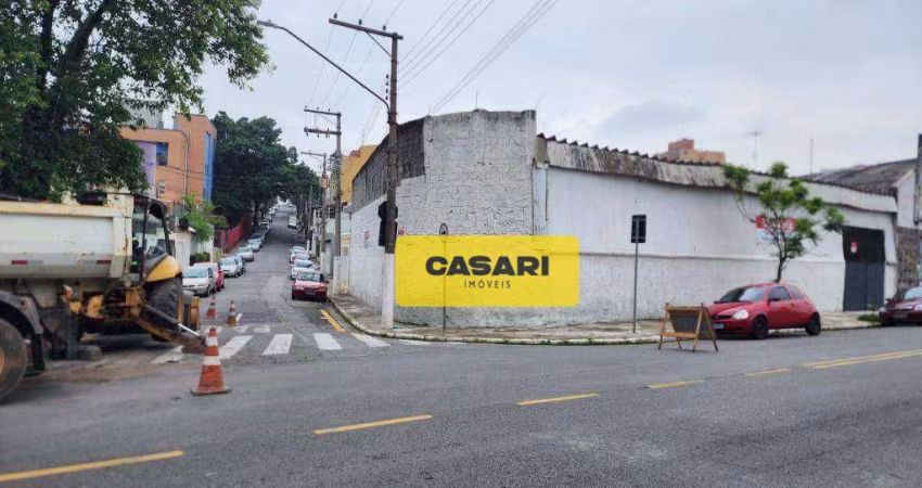 Terreno, 347 m² - venda por R$ 1.100.000,00 ou aluguel por R$ 7.369,50/mês - Rudge Ramos - São Bernardo do Campo/SP