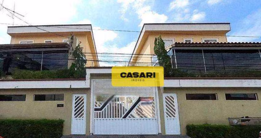 Sobrado com 3 dormitórios à venda, 90 m²- Jardim Stella - Santo André/SP