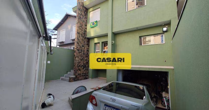 Sobrado com 3 dormitórios à venda, 260 m² - Paraíso - Santo André/SP