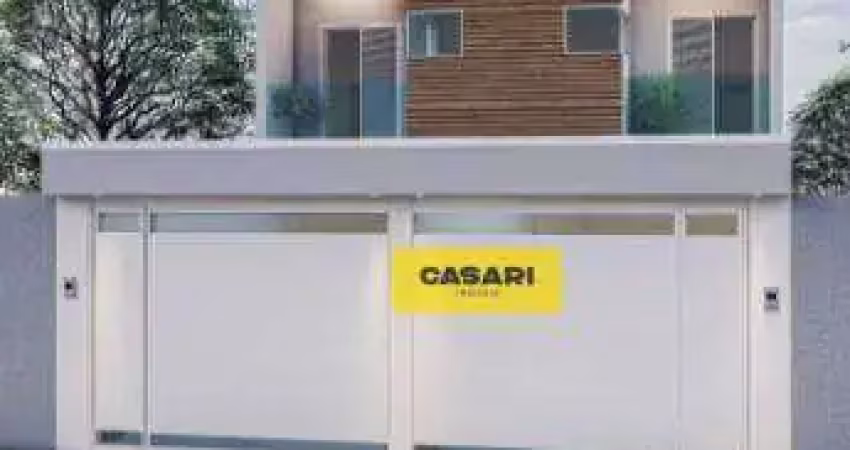 Sobrado com 3 dormitórios à venda, 107 m² - Parque Oratório - Santo André/SP