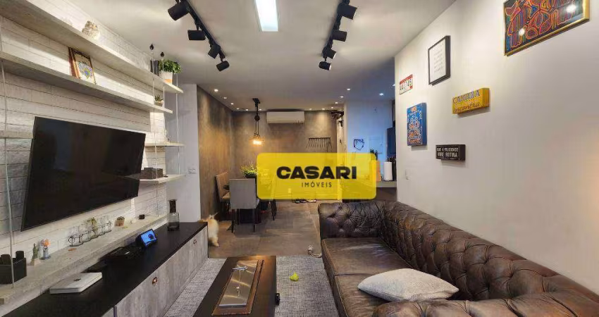 Apartamento com 3 dormitórios, 96 m² - venda ou aluguel - Campestre - Santo André/SP