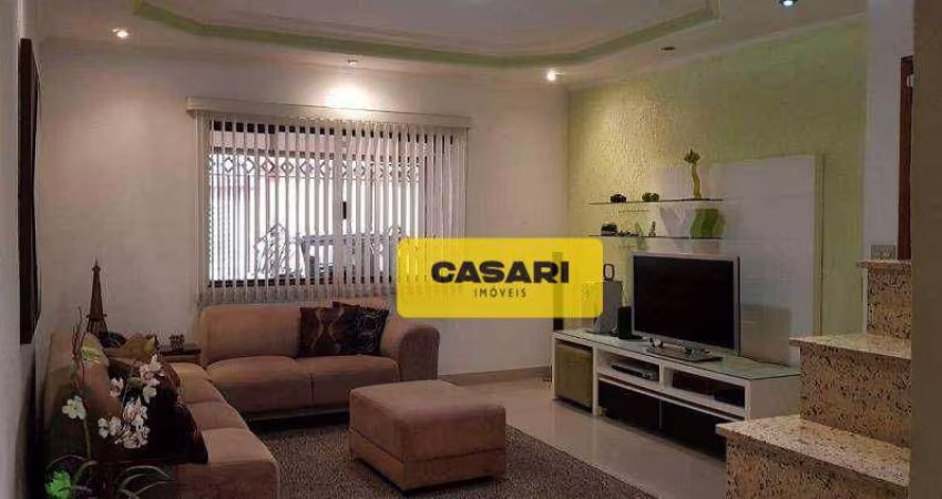 Sobrado com 3 dormitórios à venda, 196 m²- Jardim Las Vegas - Santo André/SP