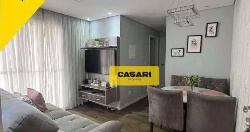 Apartamento com 2 dormitórios à venda, 52 m² - Vila Alzira - Santo André/SP