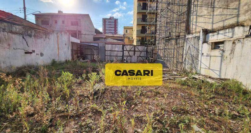 Terreno à venda, 252 m² - Rudge Ramos - São Bernardo do Campo/SP