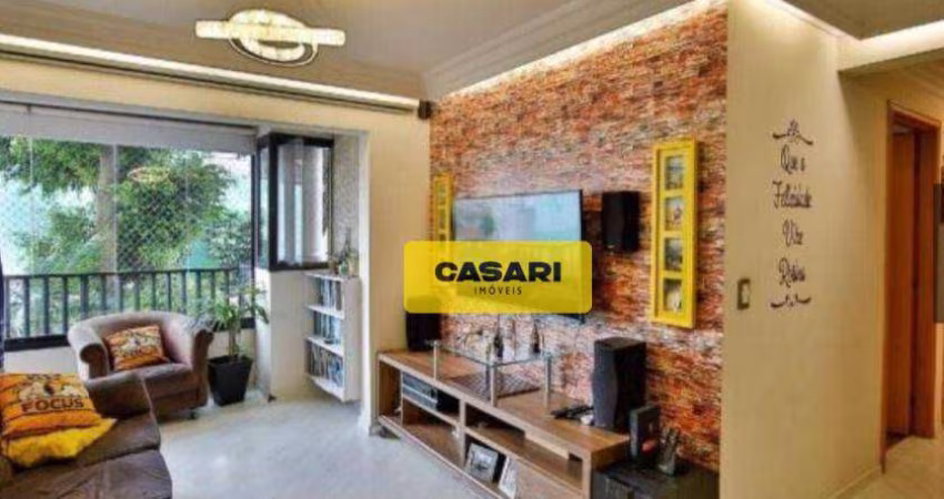 Apartamento com 3 dormitórios à venda, 92 m² - Vila Leopoldina - Santo André/SP