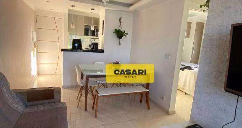 Apartamento com 2 dormitórios à venda, 47 m² - Taboão - São Bernardo do Campo/SP