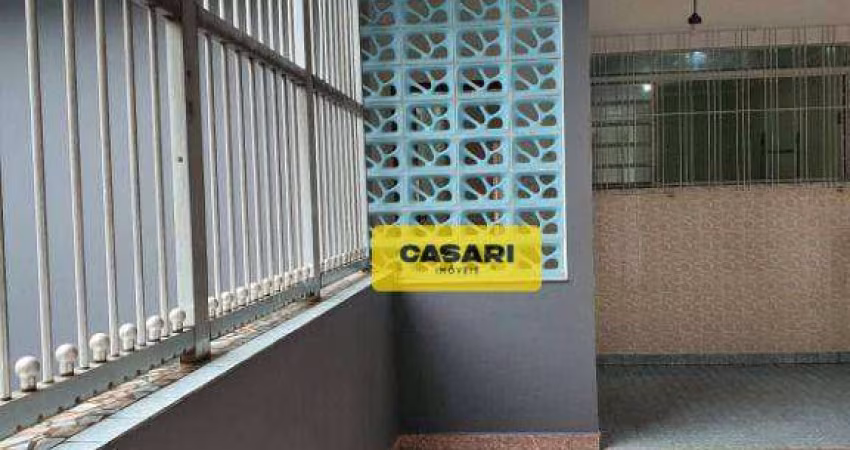 Sobrado com 4 dormitórios para alugar, 250 m² - Jardim - Santo André/SP