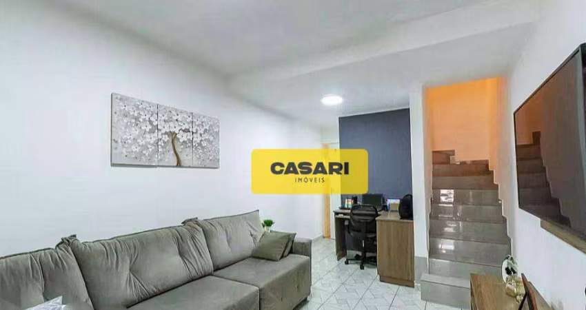 Sobrado com 3 dormitórios à venda, 90 m² por R$ 437.900,00 - Planalto - São Bernardo do Campo/SP