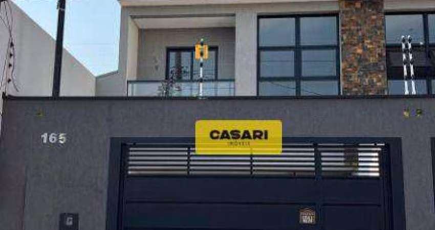 Casa com 3 dormitórios à venda, 104 m² por R$ 680.000,00 - Jardim Santo Antônio - Santo André/SP