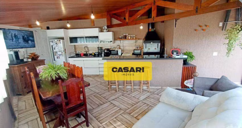 Cobertura com 3 dormitórios à venda, 154 m² - Vila Boa Vista - Santo André/SP