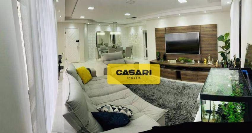 Apartamento com 3 dormitórios à venda, 158 m² - Vila Santa Teresa - Santo André/SP